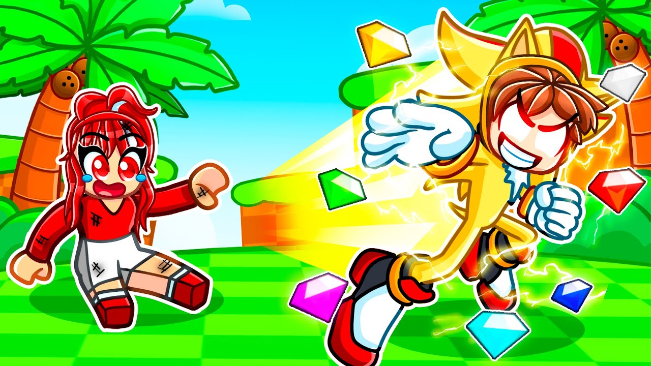 Играем за ЗАЩИТНУЮ СУПЕР ТЕНЬ в Roblox SONIC SIMULATOR!