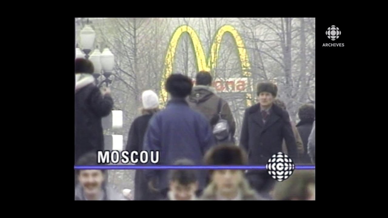 En 1990, ouverture à Moscou du premier restaurant McDonald