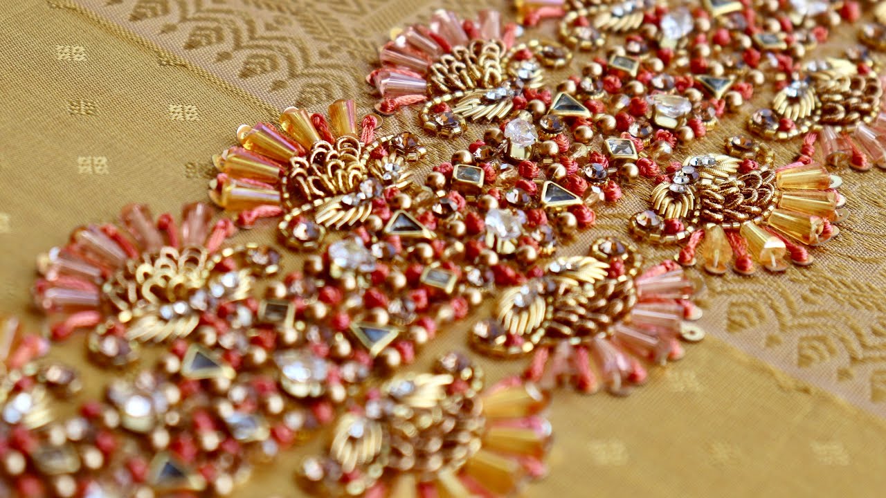 Scallop embroidery design 