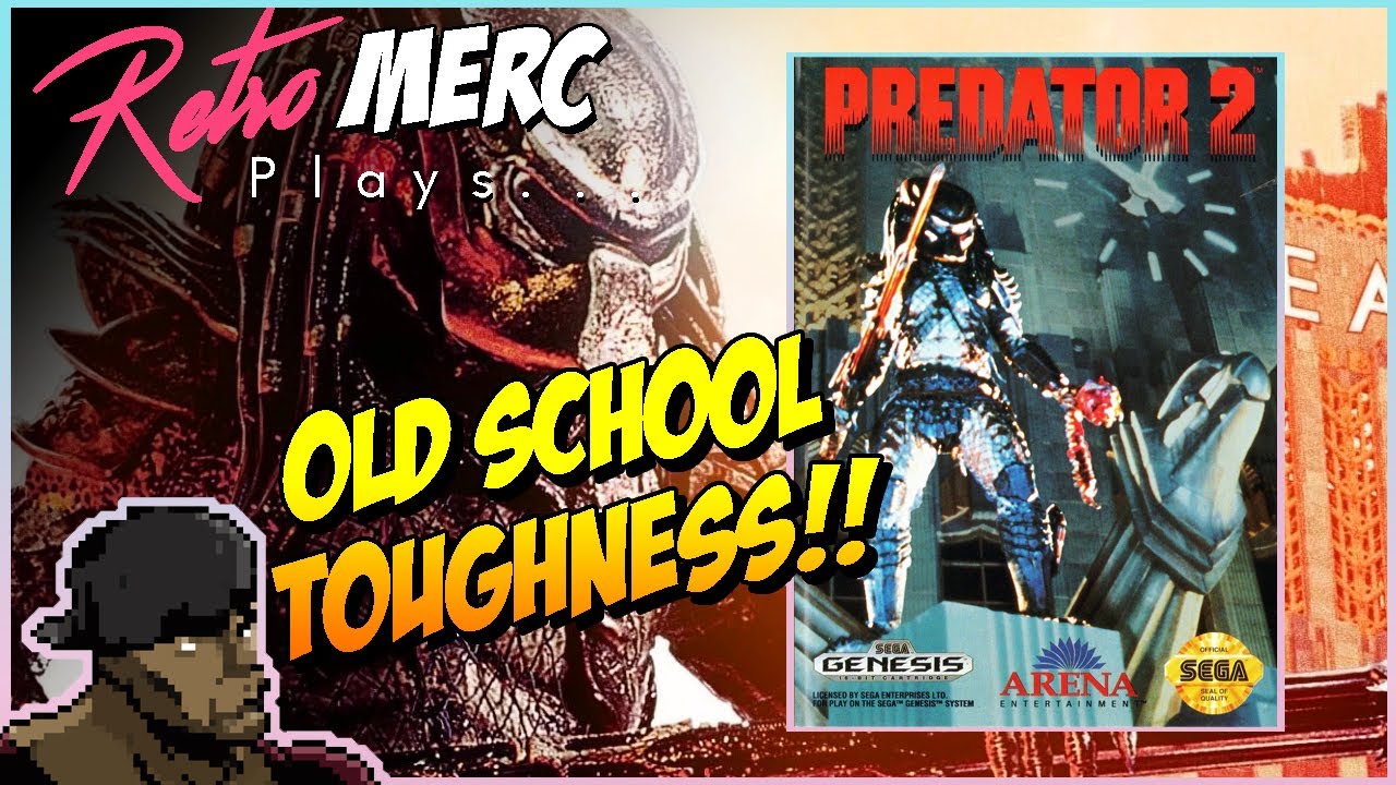 Retro Merc Plays - PREDATOR 2 [Sega Genesis FULL Gameplay]