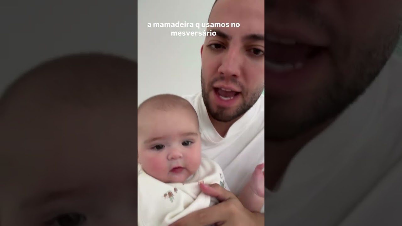 HOJE A MIA TÁ MUITO FELIZ 😍 #lucasrangel #filha #bebe