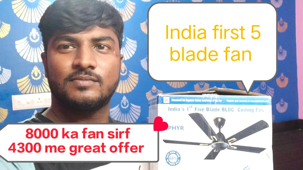 India पहला 5 ब्लेड वाला फैन!! Jupiter 5 blade celling fan !! #dailyvlog #fan#celling #cellingfan
