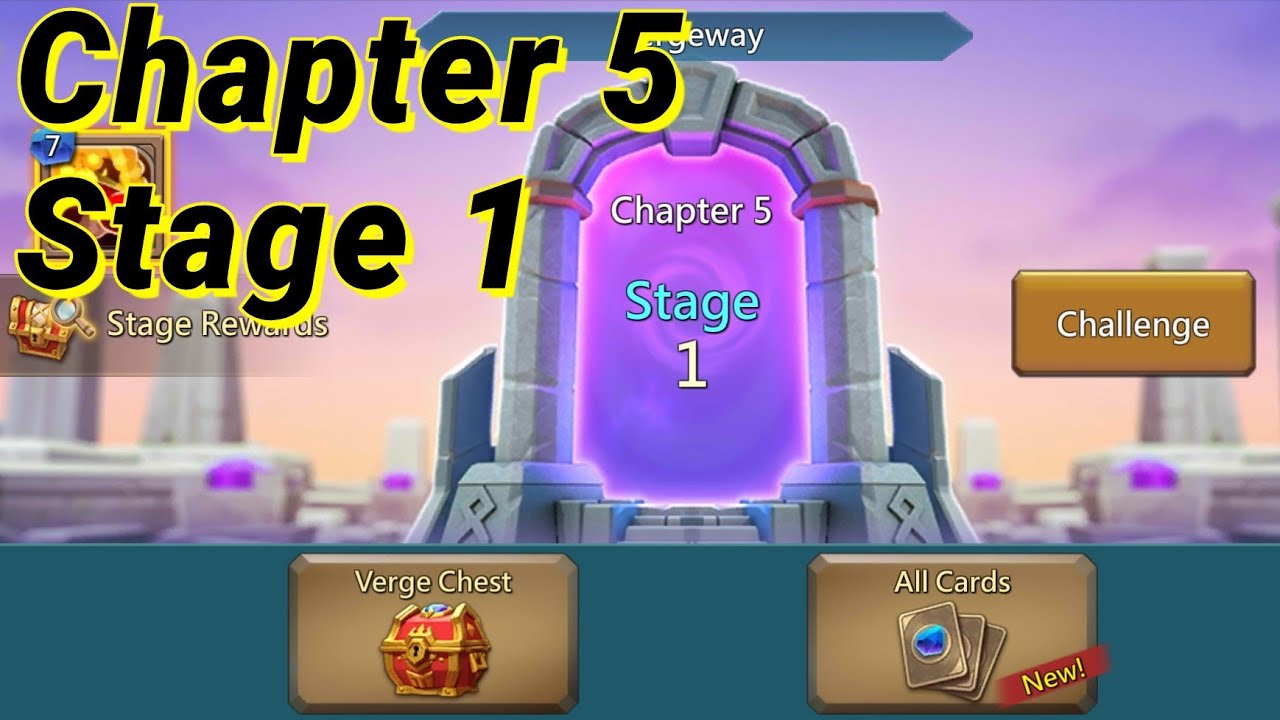 Lords mobile vergeway chapter 5 stage 1