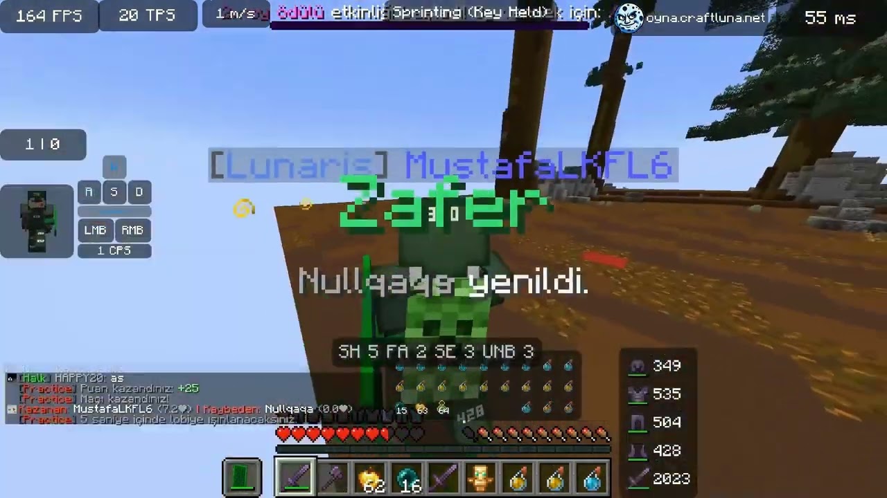 CraftLuna Kill Montage (Aspriva ve MasterMafia1224 için)