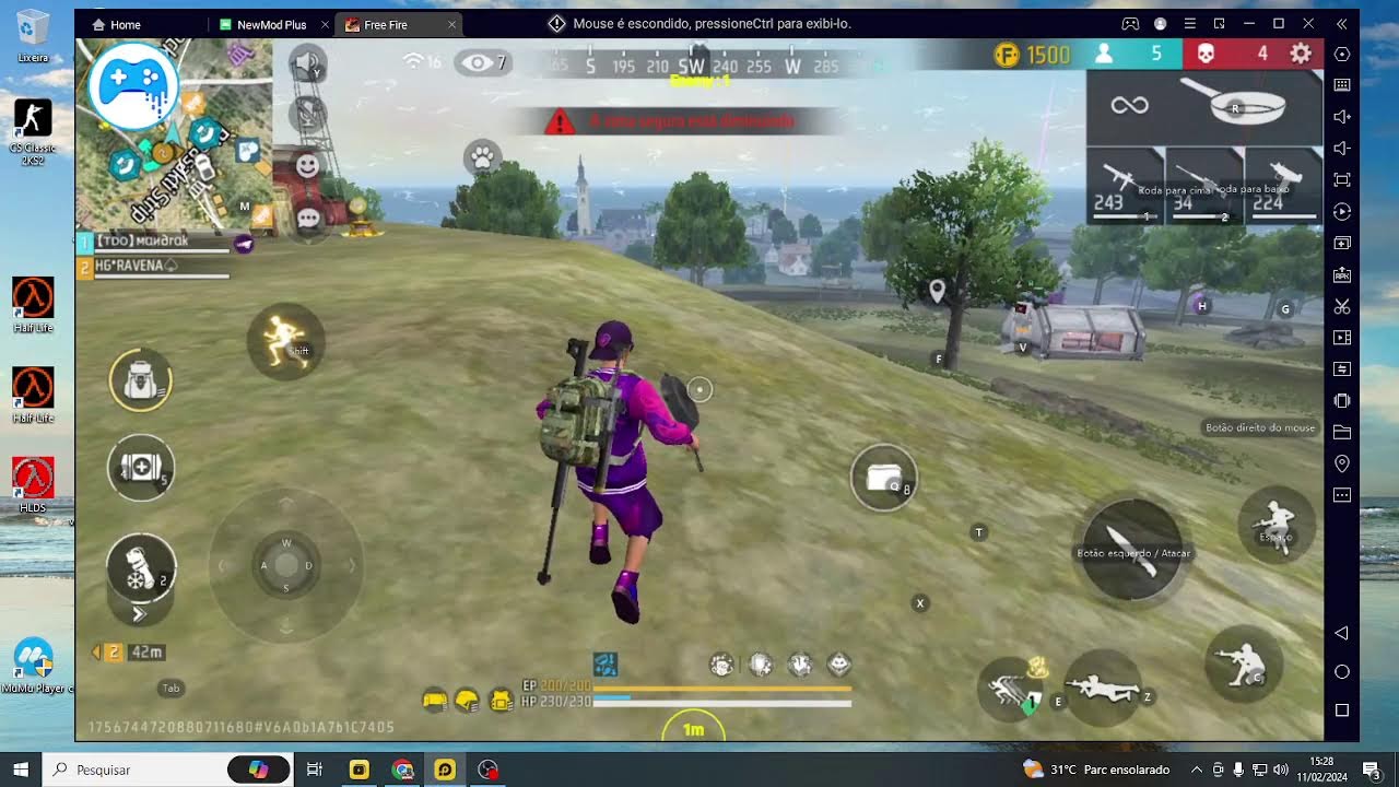 JOGANDO  DE NEW MOD