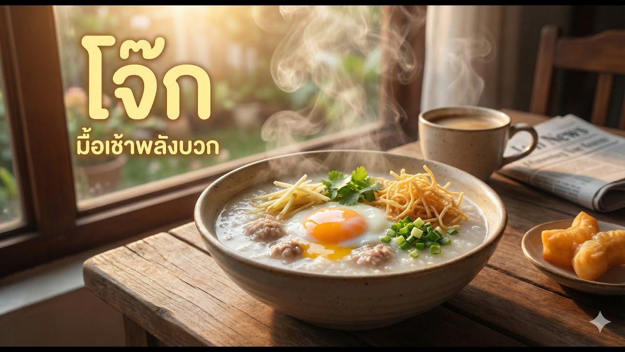 โจ๊ก (Jok) 🥣 มื้อเช้าที่เหมือน 