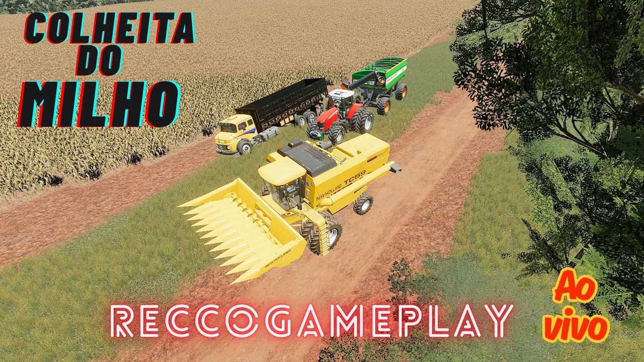 Colheita de milho , recebendo do contrato.... mapa agronorte fs 22 @ReccoGamePlay