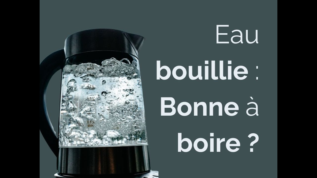 L'eau bouillie bonne à boire ? Eau alcaline ionisée, anti-oxydante, hexagonale et hydrogénée.