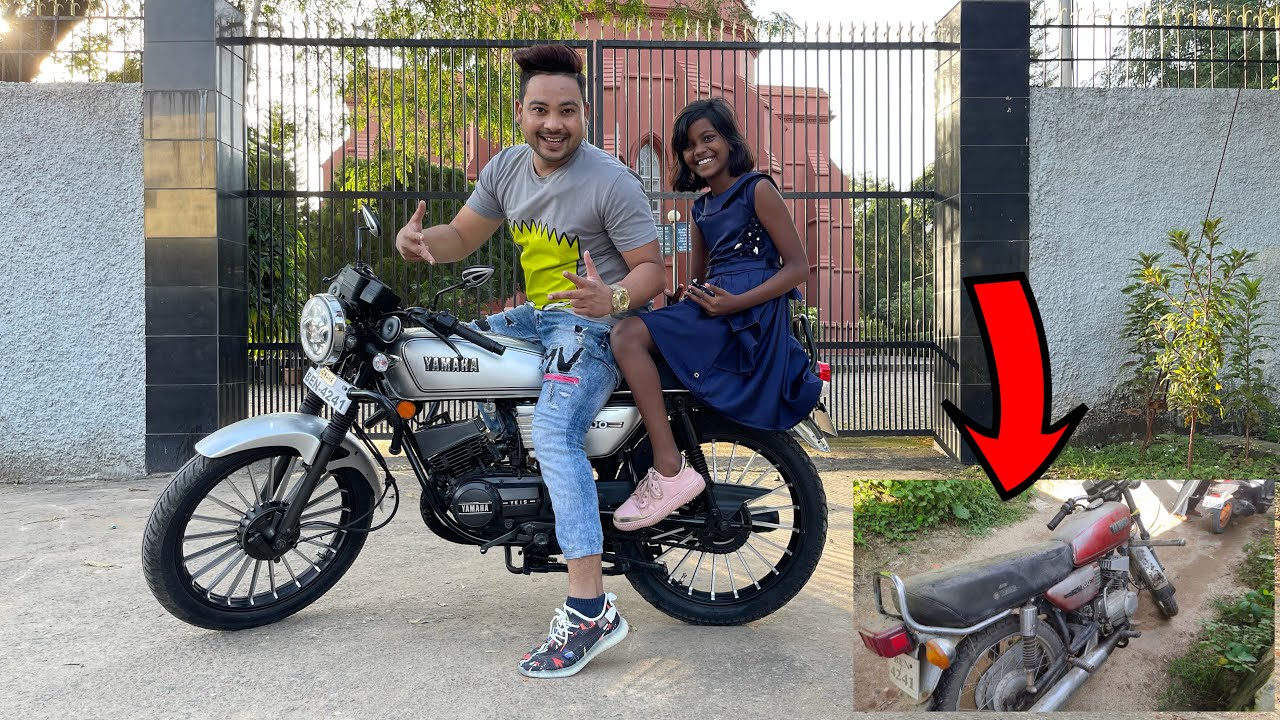 1995 की RX100 Modification इतना पैसा लगता हैं इसे रानी बनाने में | Old is Gold Bike 🏍 | Monty vlogs