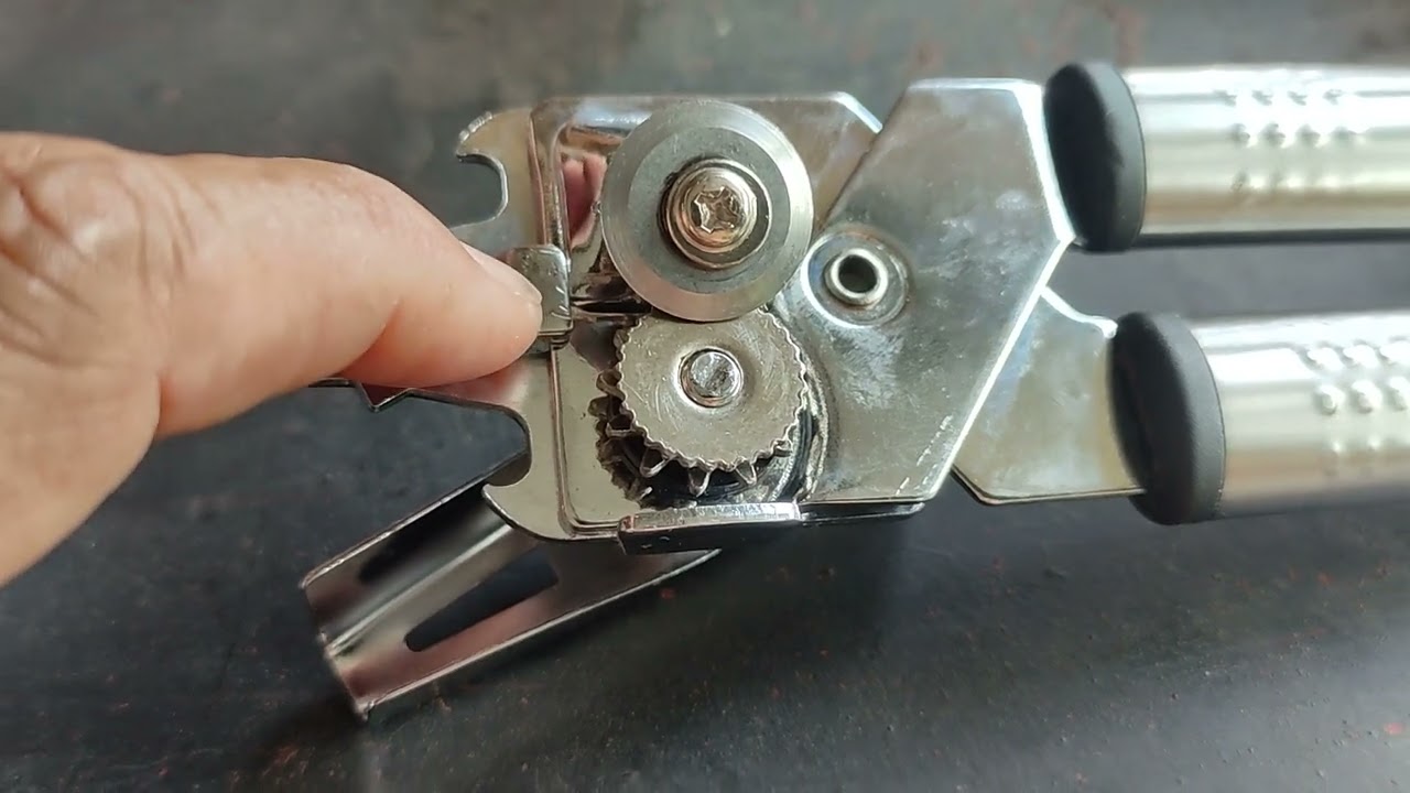 abridor de latas, como regular para voltar a cortar
