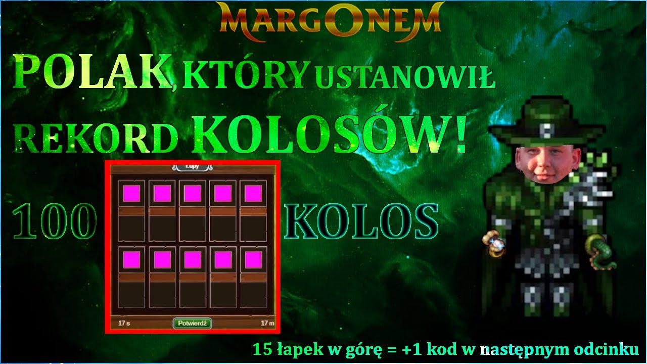 DOKONAŁEM TEGO JAKO PIERWSZY W MARGONEM! CO 15 ŁAPEK KOD DLA WIDZA