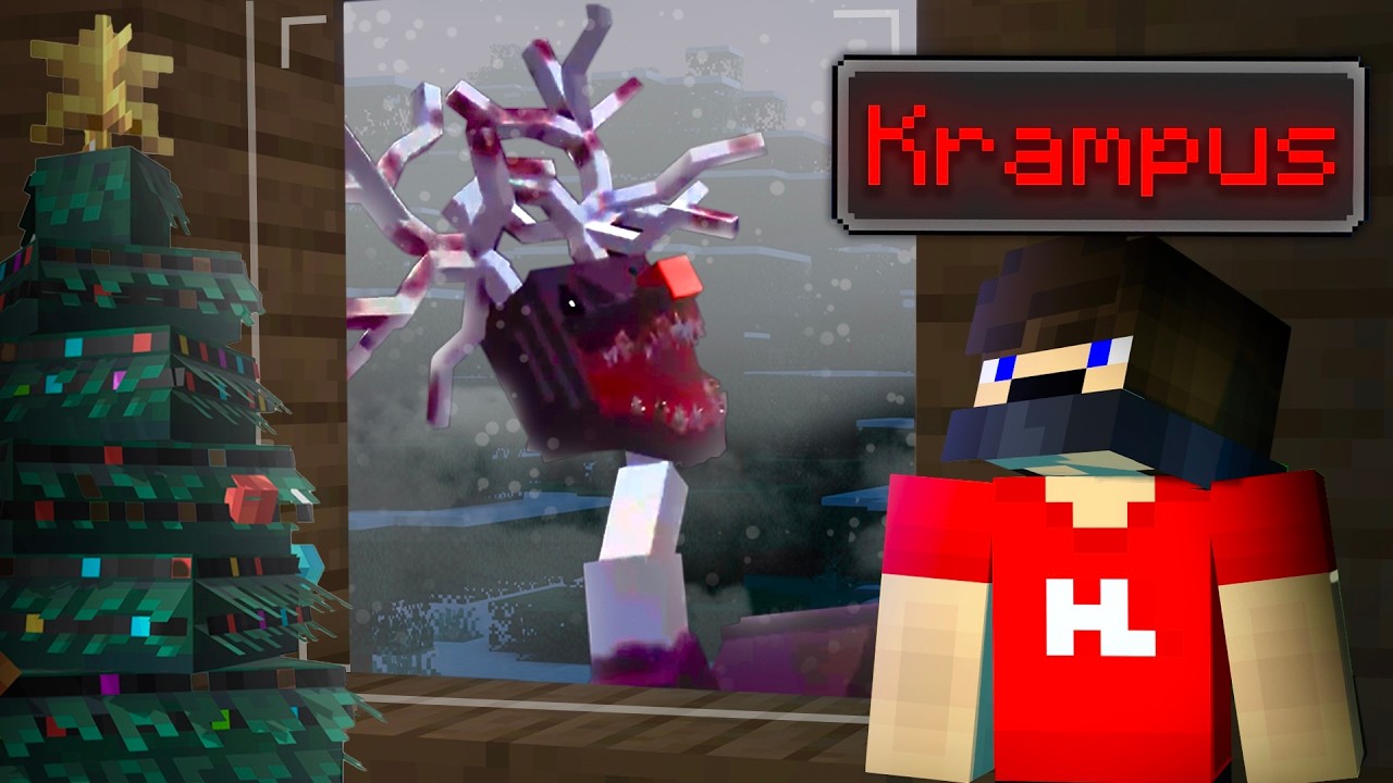Děsiv&yacute; Minecraft Př&iacute;běh o KRAMPUSOVI