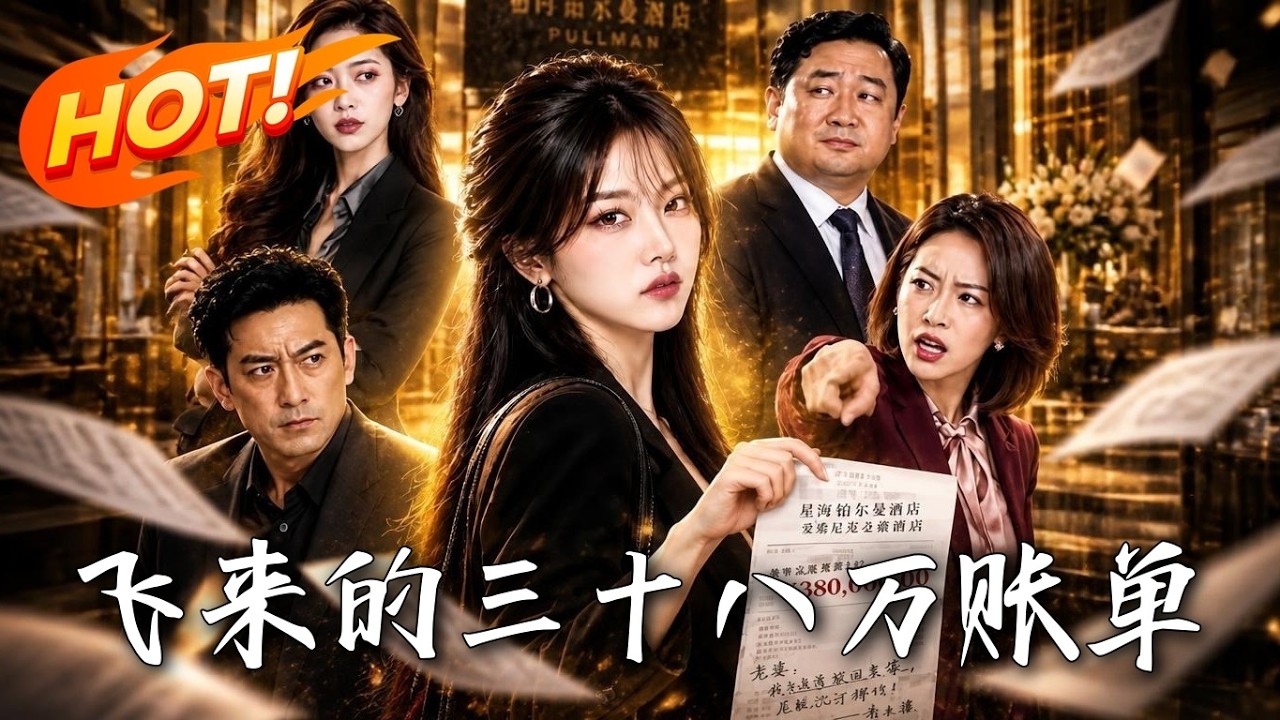 🔥退房天降38万账单和假老公？女总裁拒绝自证霸气报警，手撕闺蜜替身阴谋，步步拆局爽快反杀！《飞来的三十八万账单》#盛世短剧#短剧#AI短剧#逆袭#漫剧#玄幻#修仙#搞笑#甜宠