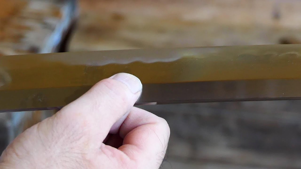 【刀剣研師】太刀（三尺八寸）の研ぎ 其ノ七【仕上げ工程】ー Japanese Sword (ōdachi) polishing  part 7