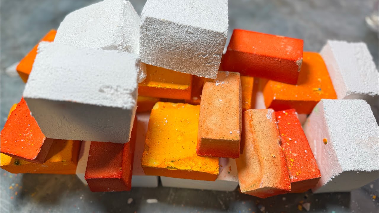 Homemade-ish textured chalk
