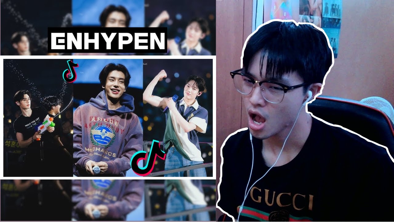 reacting to ENHYPEN TikTok edits (in chokehold mode!)