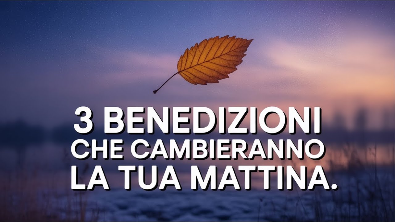 Inizia la Tua Mattina con 3 Benedizioni Spirituali: Una Preghiera Potente e Miracolosa in Cristo