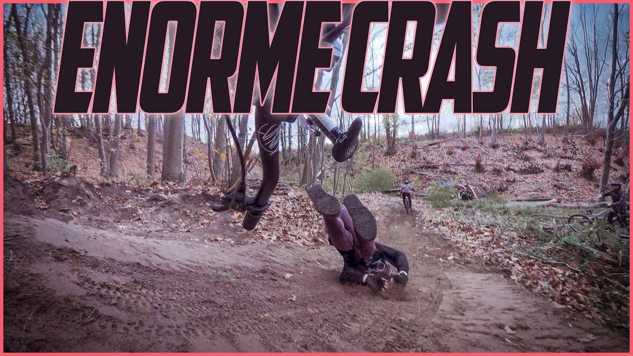 My BIGGEST CRASH on a mountain bike&hellip; the On/Off switch destroyed me 😳