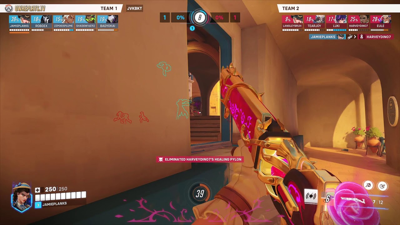 Ashe loss :)))) by JAMIEPLANKS — Overwatch 2 Replay JVKBKT
