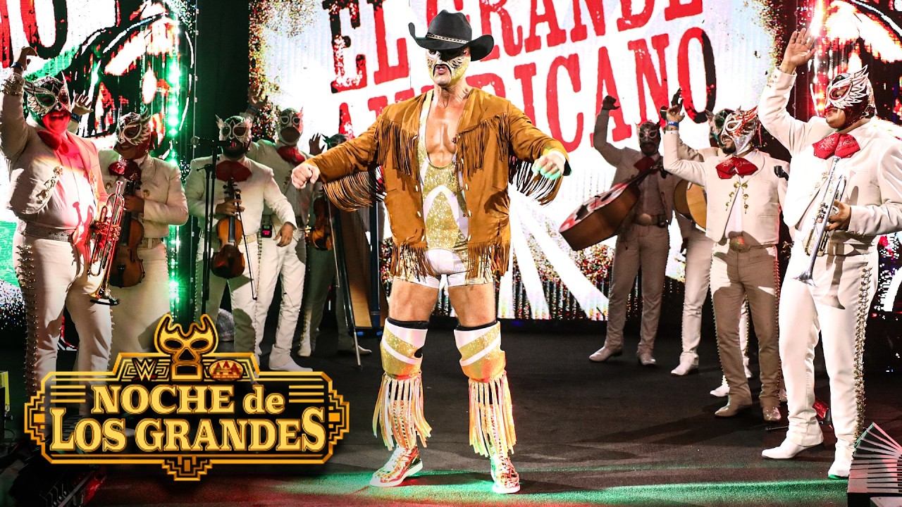 El Grande Americano makes a grand entrance with the entire arena in his corner: Noche de Los Grandes