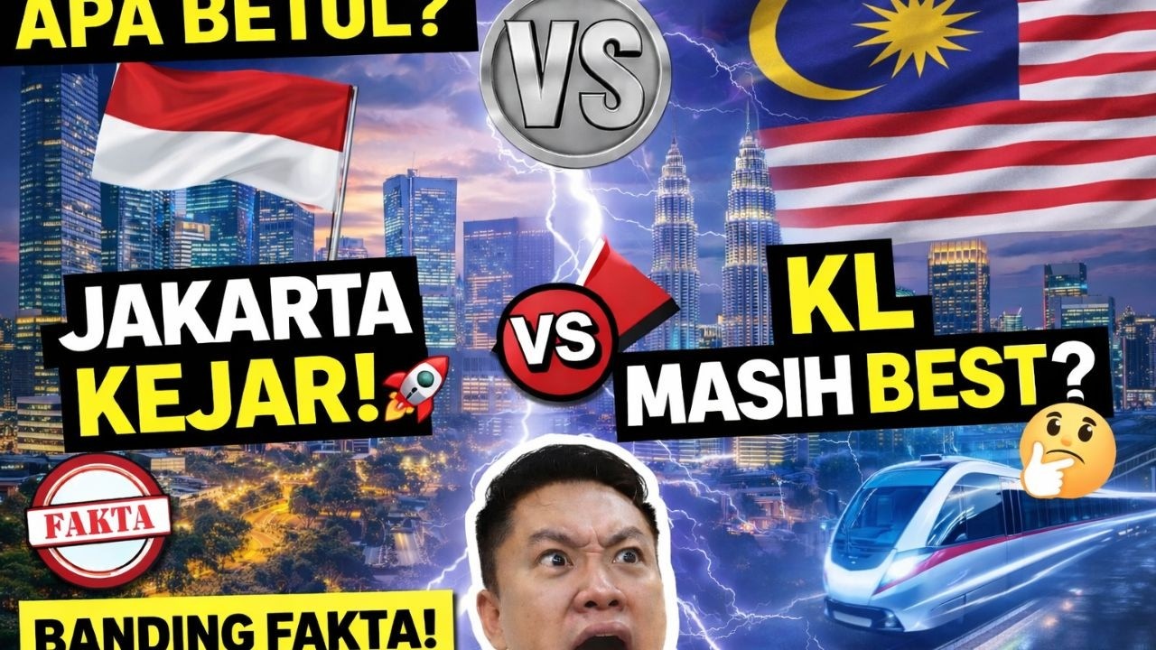Ramai Rakyat Malaysia Tak Fikir Jakarta Lebih Canggih Dari KL?