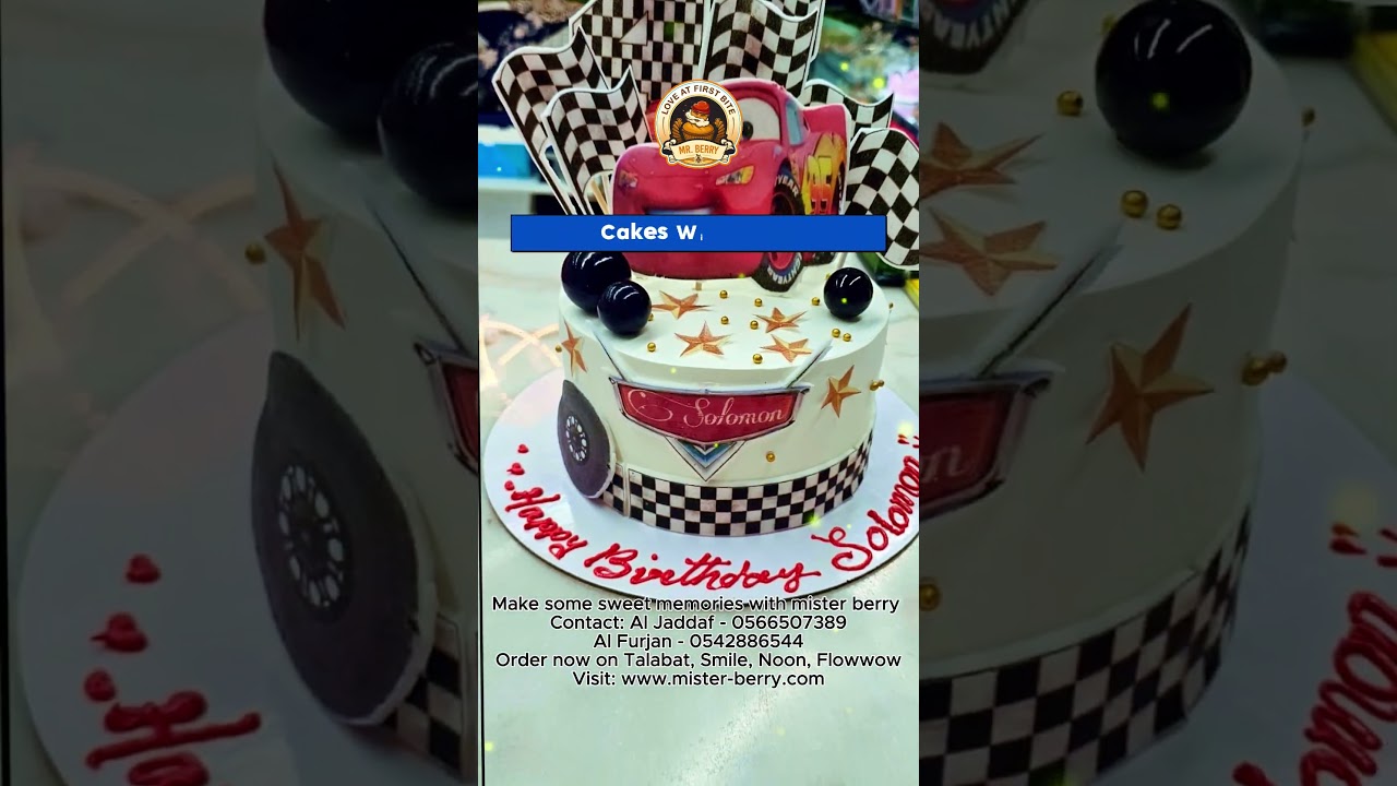 Order Cakes Online in Dubai 🛒 Fast Delivery  Mister Berry #Shorts #cake #customizedcakes