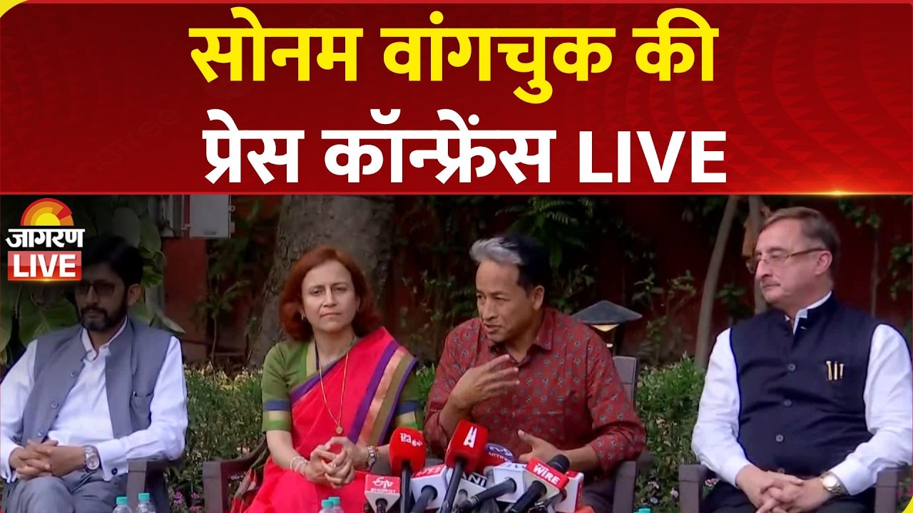 LIVE: Activist Sonam Wangchuk first press briefing after his release from detention | Ladakh