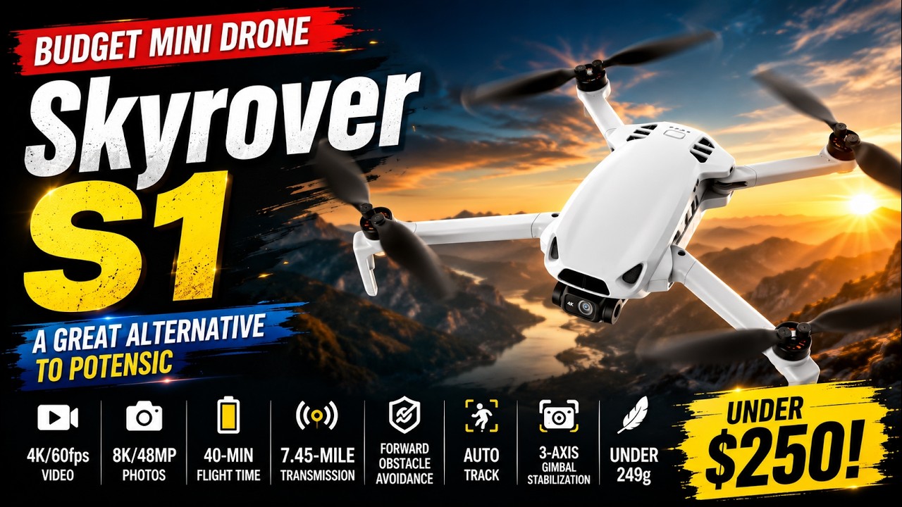 Обзор Skyrover S1 &mdash; лучший мини-дрон до 300 долларов?