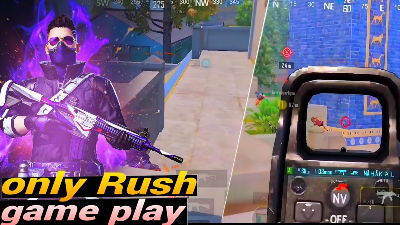 BGMI 🎮 ONLY RUSH GAME PLAY 🎮💫