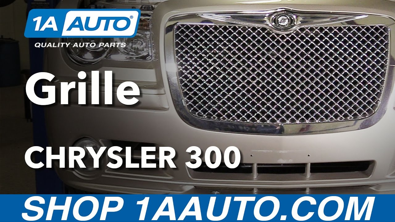 Как заменить переднюю решетку на Chrysler 300 05-10