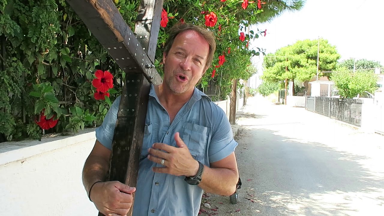 Family in Greece -- Carrying the Cross around the World!!