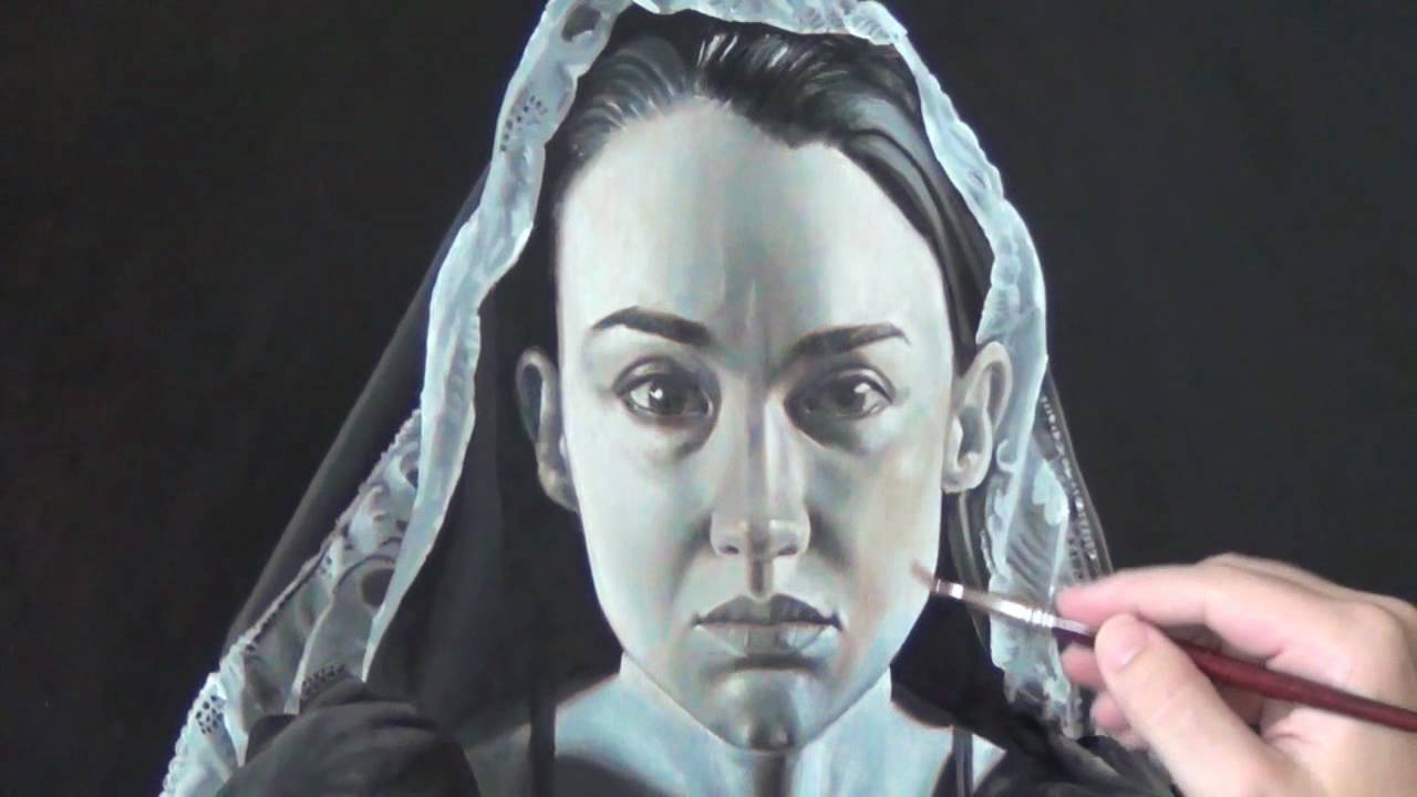 oil painting glazing