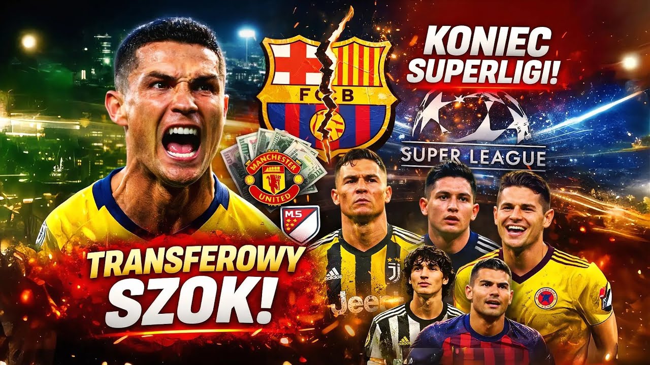 BARCELONA OPUSZCZA SUPERLIGĘ! 😱 Ronaldo WŚCIEKŁY?! Wielkie Transfery i Kontrakty! #Futbol #Polska