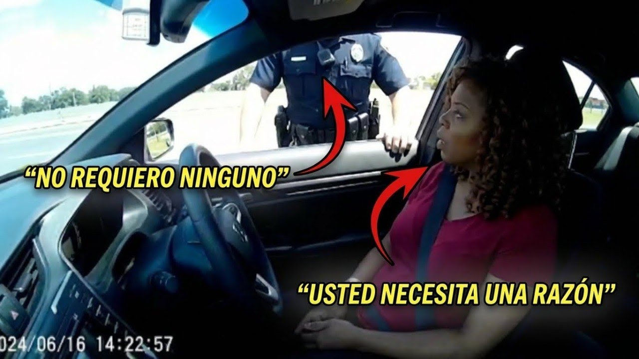 Policía dice “no necesito razón” — eligió a la mujer equivocada