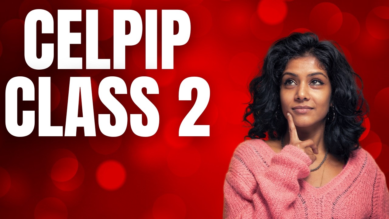 CELPIP Full Course: Class 2: Writing Task 2