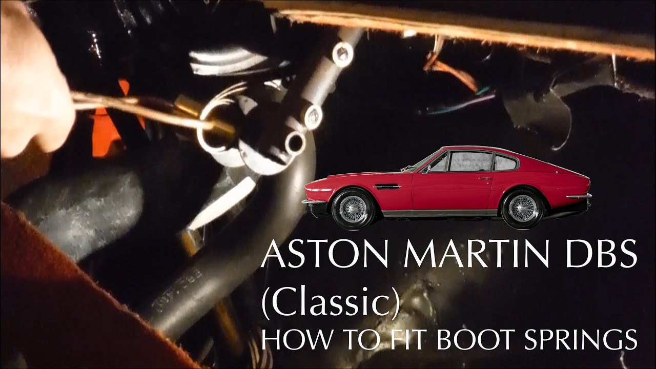 How to fit boot springs to Aston Martin DBS and V8
