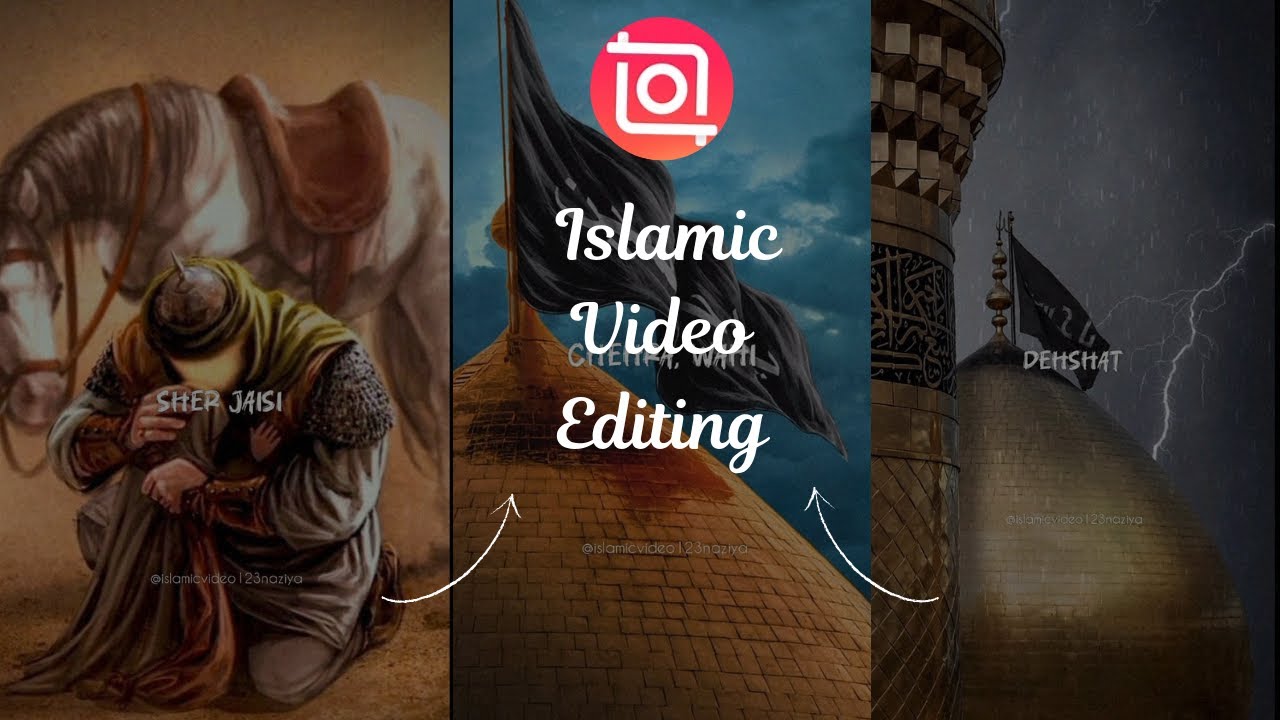 How to make Islamic reels status~Islamic Video Editing in InShot || Islamic Video Editing #ytvideo