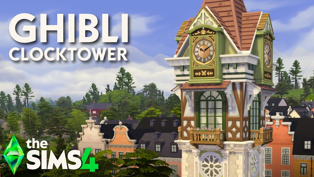 🎐Start in a magical Clocktower &ndash; Sims 4 Ghiblihaven