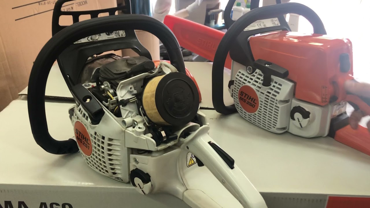 Stihl ms 250 vs ms 251 cual vale la pena ? , Tutorial , unboxing y Mantenimiento de ambas maquinas.