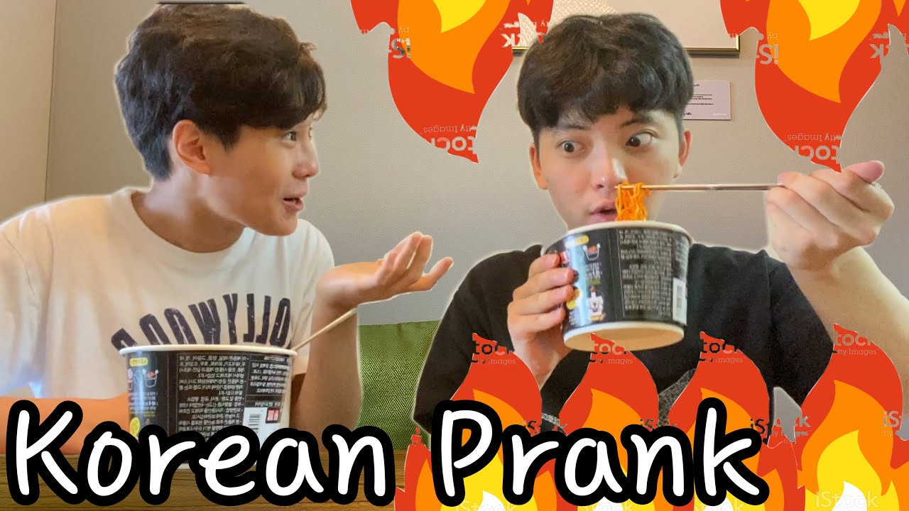 [Prank] The hottest sauce prank on my Korean friend