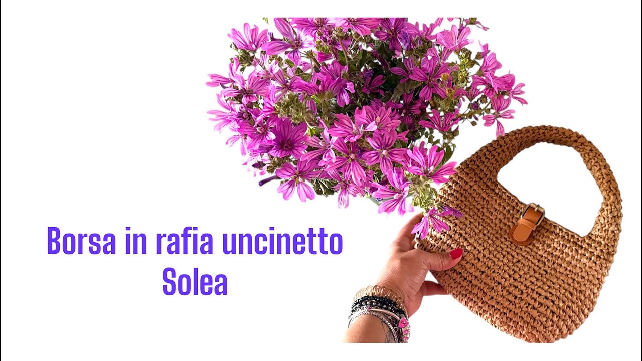 Tutorial borsa in rafia facile per tutti / rafiabag