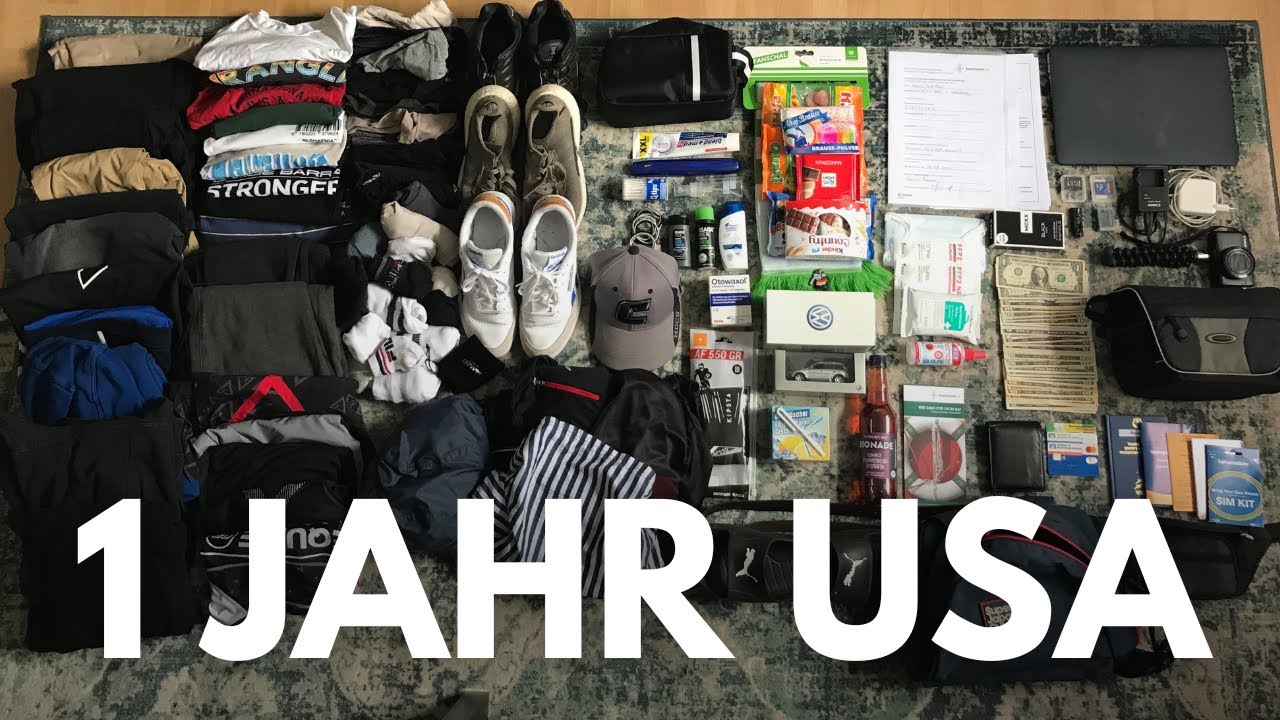 Ich packe meinen Koffer! // Auslandsjahr USA 2021/2022