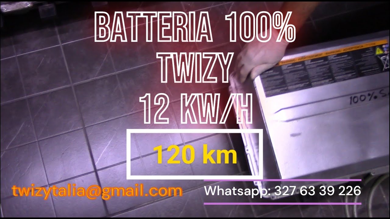 Batteria Renault Twizy 12 Kw/h