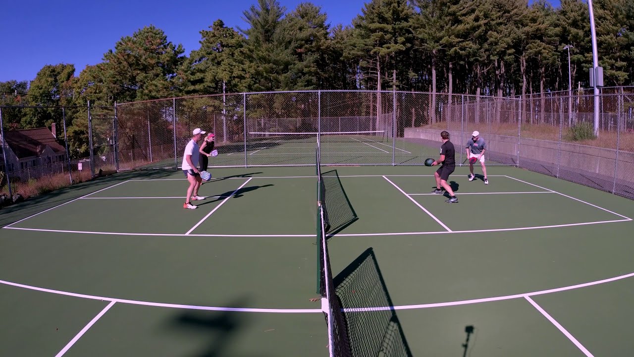 A solid 20 minutes of non-stop 4.5 pickleball action!