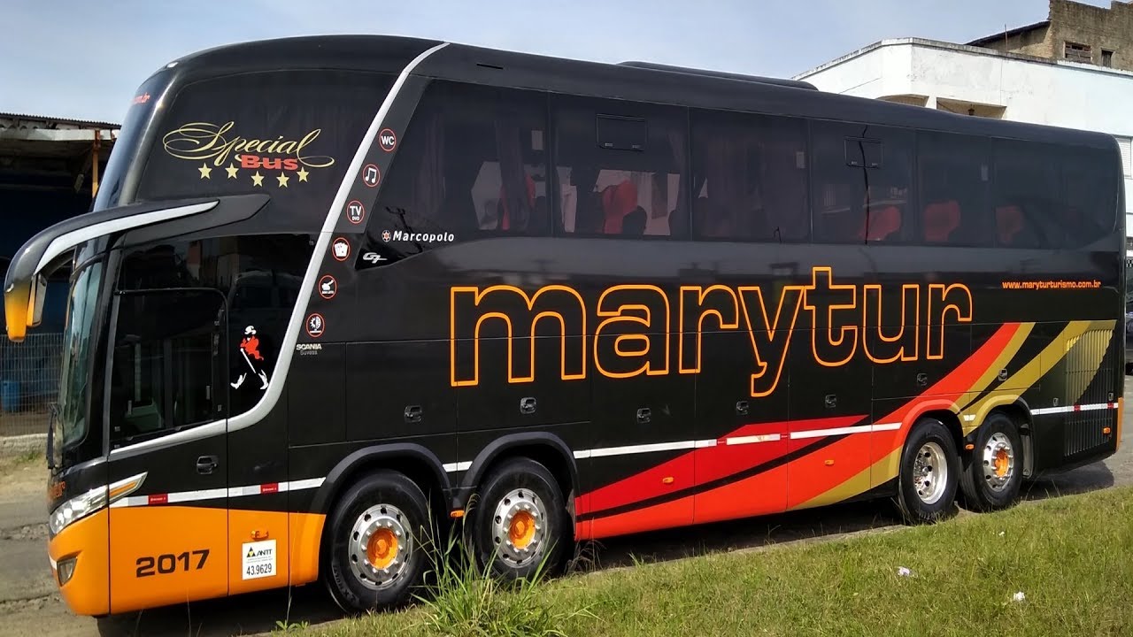 Ônibus Scania Marcopolo Paradiso LDR, 2011/2012 - Marytur Turismo.