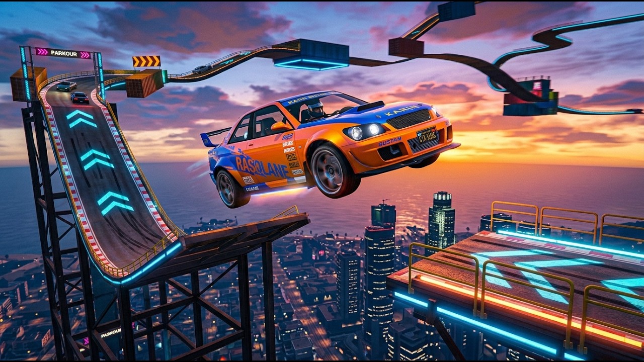 RasoLane Playing GTA 5 Heist Race Parkour | GTA 5 Online Gameplay Hindi Live
