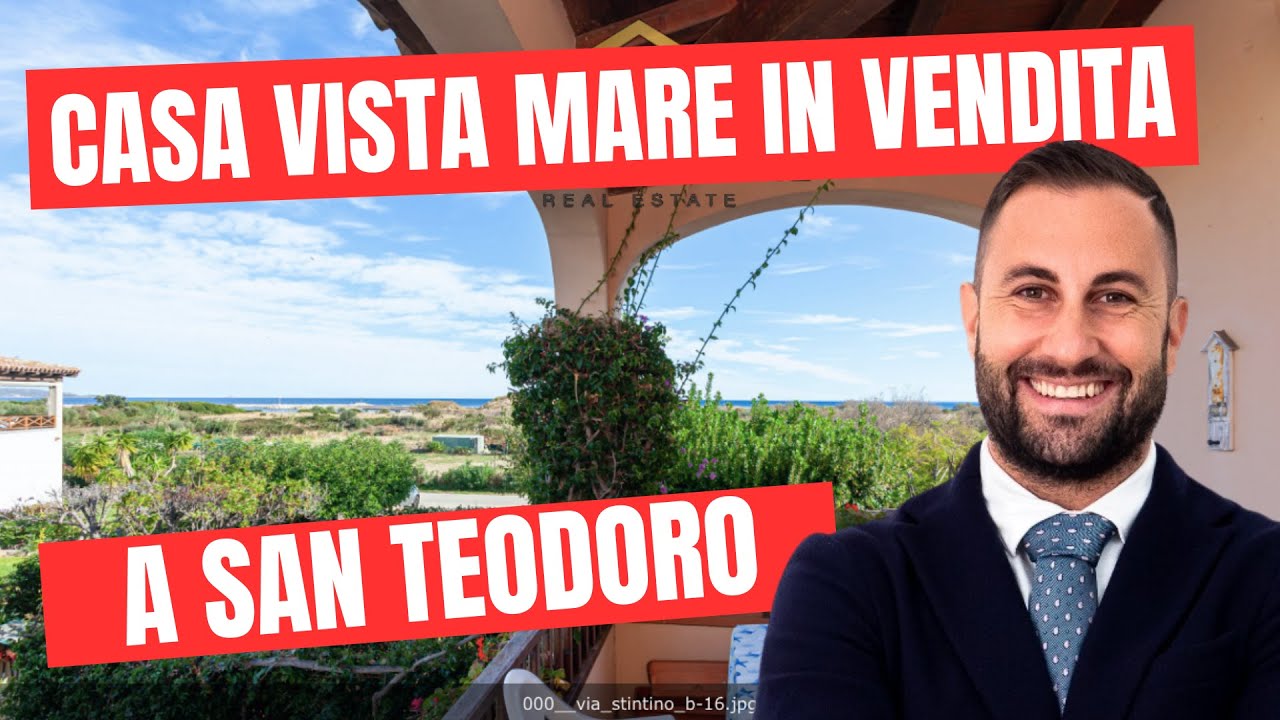 Oggi ti presento questa casa vista mare!!! SAN TEODORO , una Meraviglia!!!