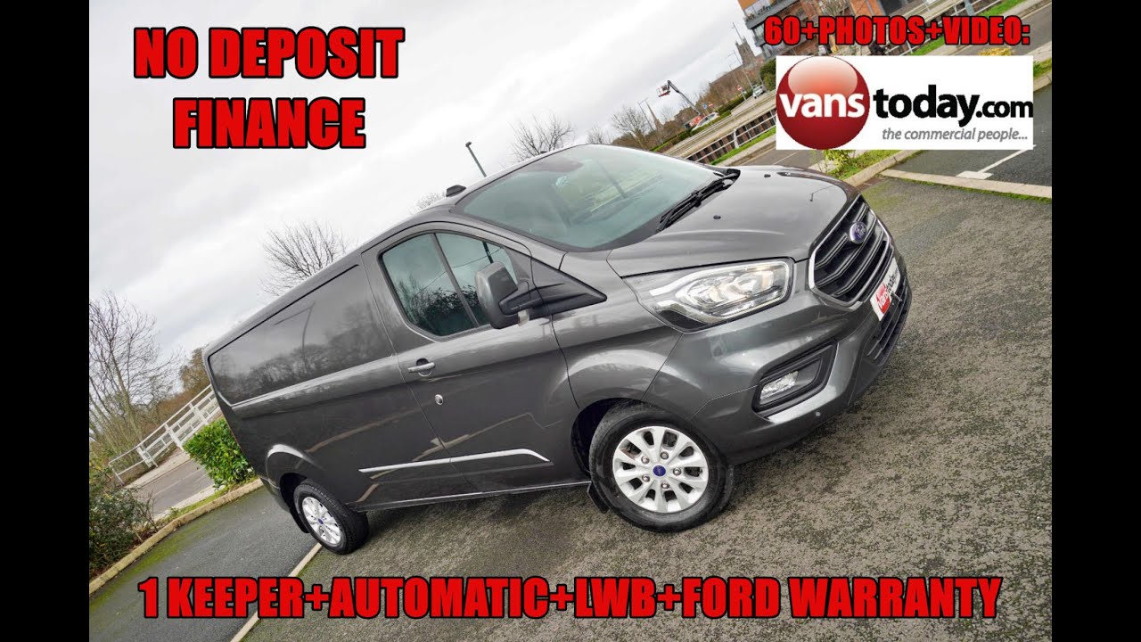 Auto van? Can’t beat these Ford Transit Custom Limited with the automatic gearbox