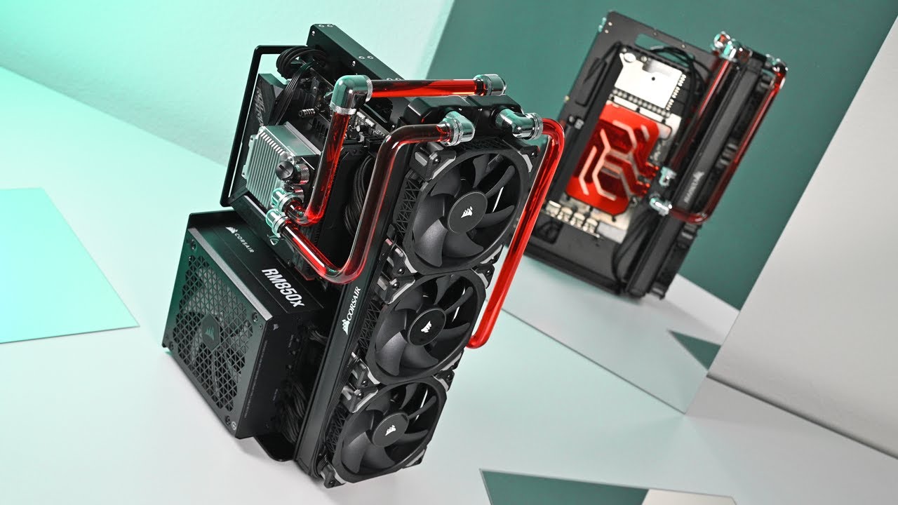 Barrow CPU Pump Block Combo Build + 5900X RTX 3080