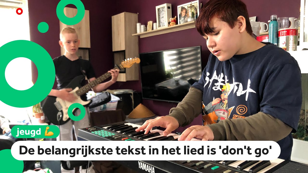 Noah (12) neemt een lied op voor zijn zieke broertje